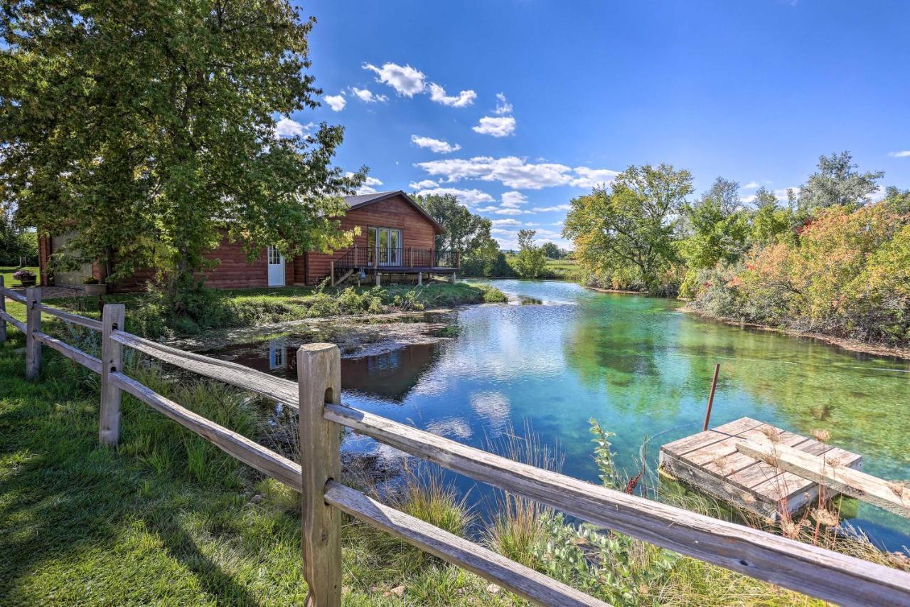 Rustic Spearfish Cabin On 12-Acre Trout Farm Exterior foto